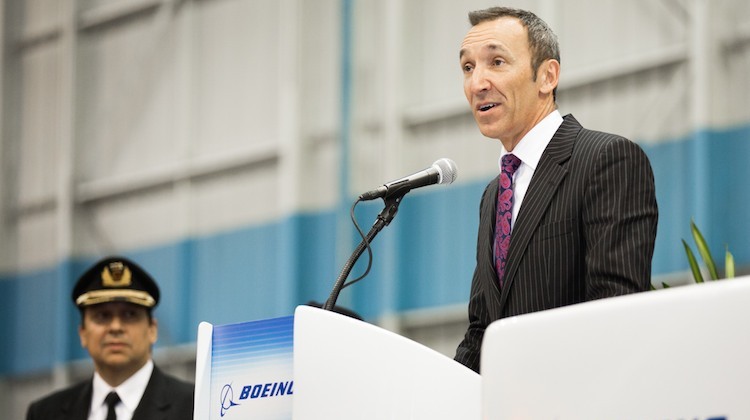 A file image of Jetstar group chief executive Gareth Evans. (Gerard Frawley)