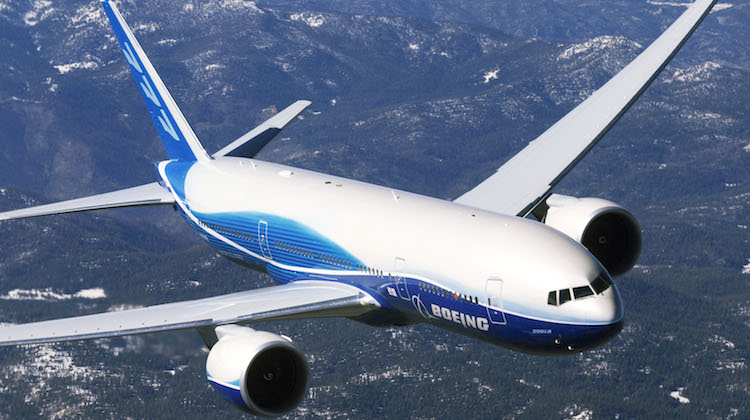 A Boeing 777-200LR. (Boeing)