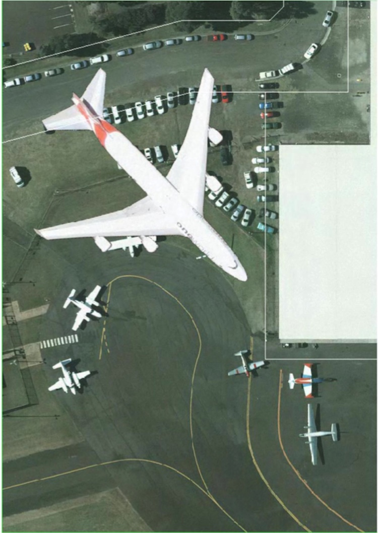 The proposed location of VH-OJA at Illawarra Regional Airport. (Shellharbour City Council)