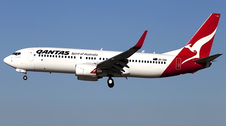 A file image of a Qantas Boeing 737-800 ZK-ZQG. (NZ TAIC/Jetconnect)