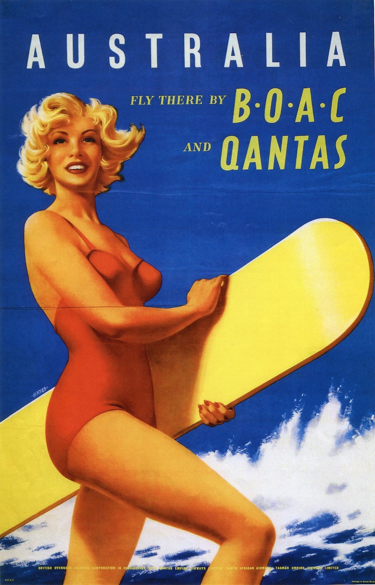 The original BA Australian promotional poster. (British Airways)