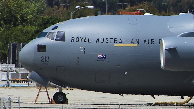 C-17 RAAF A41-213 LONGBEACH 22.05.2015 STEVE ALLSOPP nose