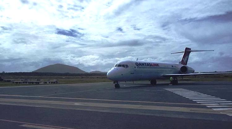A QantasLink Boeing 717 at Sunshine Coast Airport. (Sunshine Coast Airport)