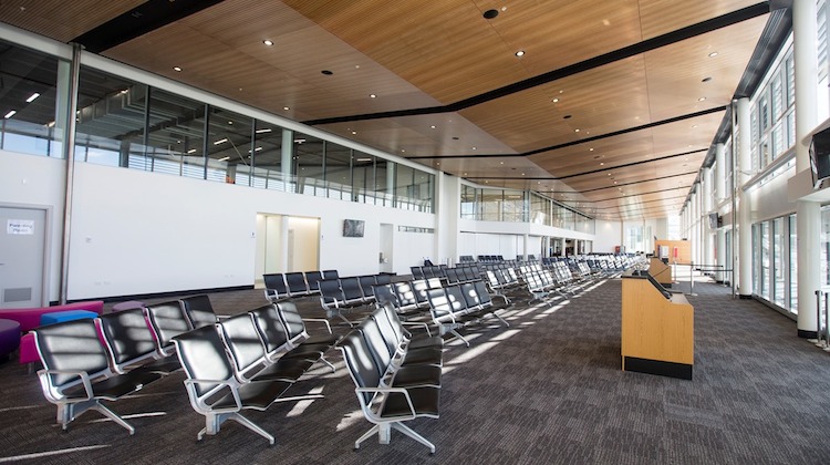 Queenstown Airport's new international departure lounge area. (Queenstown Airport Corporation)