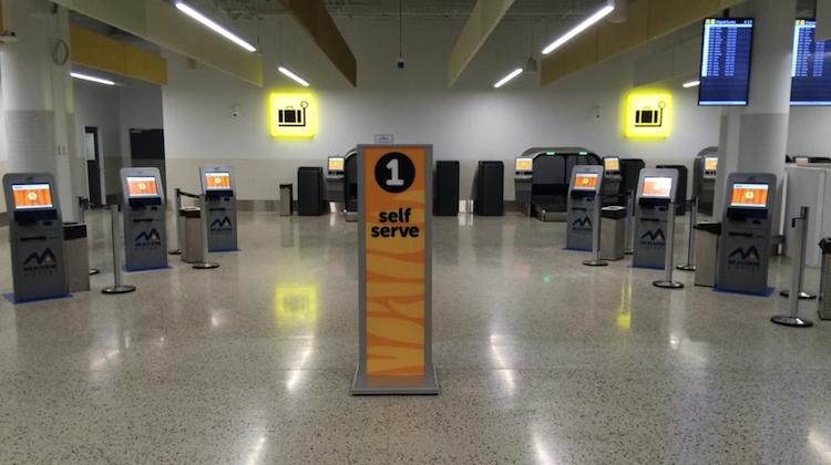 Tigerair Australia checkin kiosks at Melbourne Airport's new Terminal 4. (Tigerair Australia/Facebook)