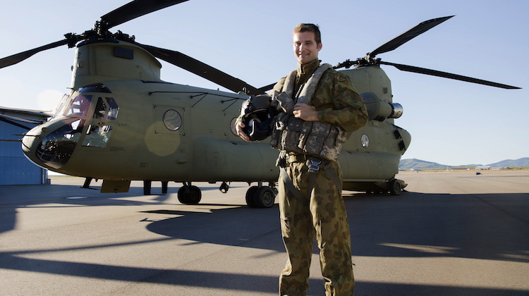 Australian Army Chinook helicopter commissioning