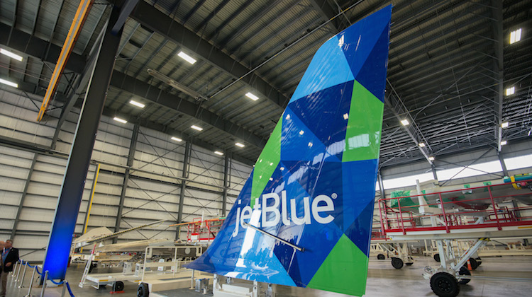 Jetblue will receive the first aircraft to be produced at Mobile, an A321. (Airbus)