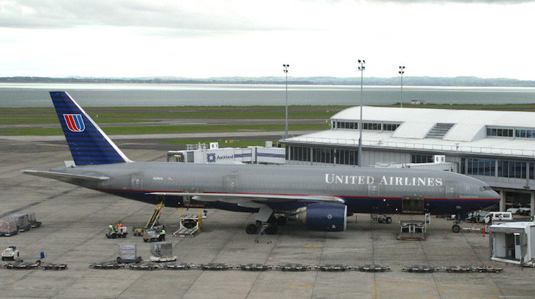 United Airlines last flight to Auckland, seen here, was in 2003. (Mike Millet)
