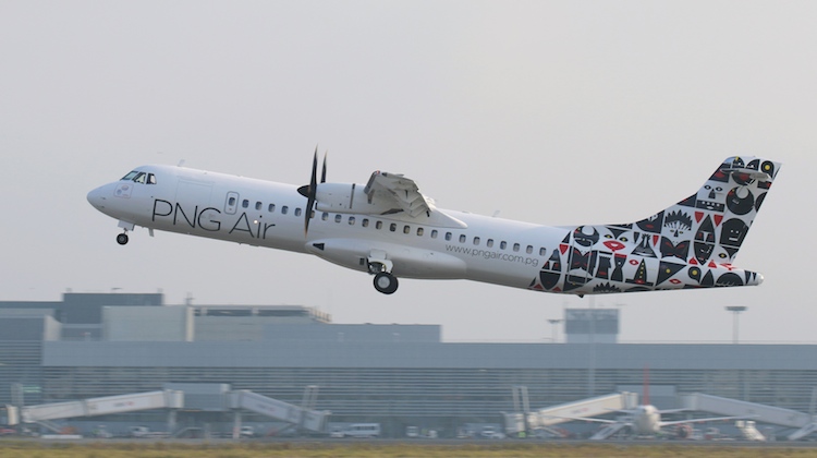 An ATR 72-600 in PNG Air's new livery. (ATR)