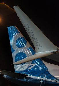 The 737 MAX feature new split tip winglets. (Boeing)