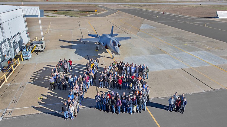 Lockheed Martin Aeronautics Company - Fort Worth - Photos by Beth Steel Document Team Photo Celebration for the Delivery of the OPS 45th 2015 12/17/15 FP160144 Diana Rawlins Run Station