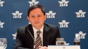 SIA chief executive Goh Choon Phong at the International Air Transport Association annual general meeting in 2011. (IATA)