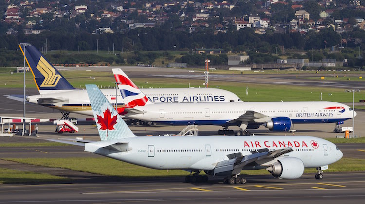 International carriers at Sydney Airport. (Seth Jaworski)