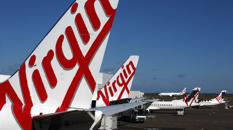 S&P Global Rating says it has lifted its outlook for Virgin Australia from negative to stable. (Rob Finlayson)