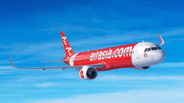 A computer rendering of an Airbus A321neo in AirAsia colours. (Airbus)