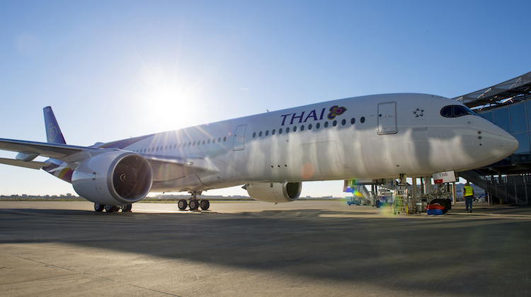 Thai Airways first Airbus A350-900. (Airbus)