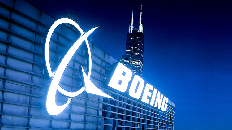 Boeing corporate logo. (Boeing)
