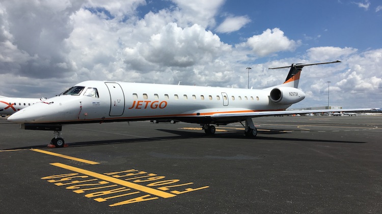 Jetgo Embraer ERJ140LR at Brisbane Airport (Jetgo)