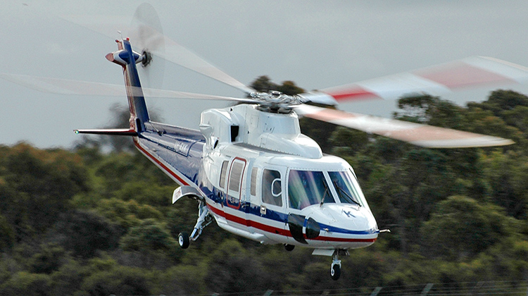 Esso Australia’s Sikorsky S-76C, VH-EXU. (ATSB)