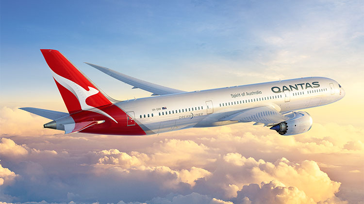 new Qantas livery 787