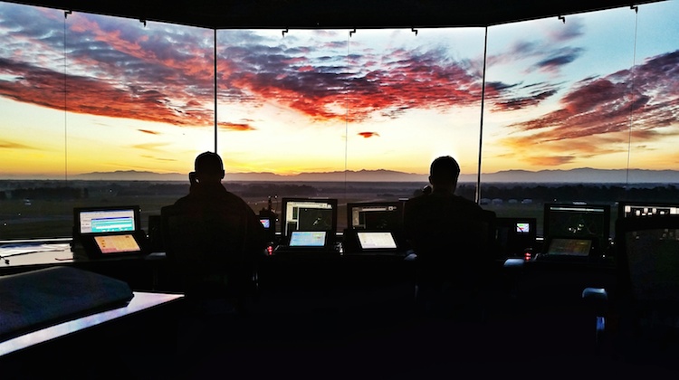 A file image from the tower at Christchurch Airport. (Airways New Zealand)