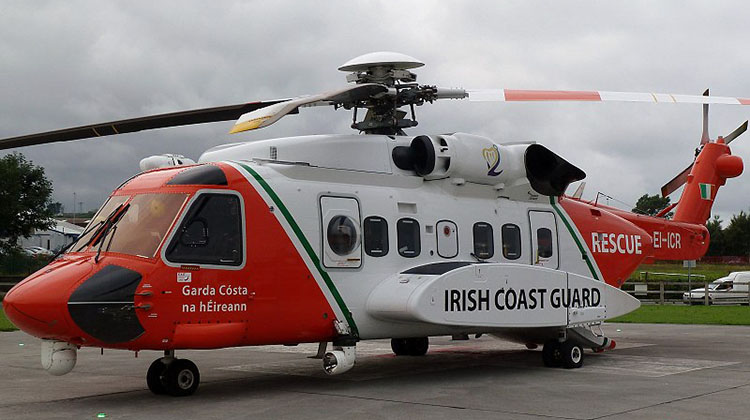 Irish Coast Guard Sikorsky S-92A, EI-ICR, ‘Rescue 116’, which crashed into the Atlantic Ocean on March 14. (Wikimedia Commons)