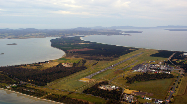 A file image of Hobart Airport. (Minister Chester's office)