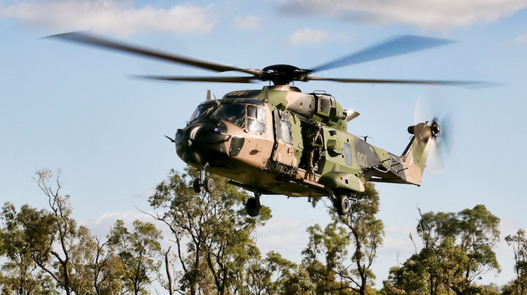 A file image of an Australian Army MRH 90. (Defence)
