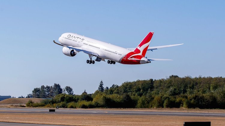 Qantas Boeing 787-9 VH-ZNA. (Qantas)