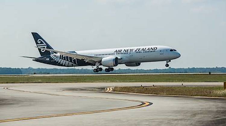 A supplied image of Air New Zealand Boeing 787-9 ZK-NZL. (Air New Zealand)
