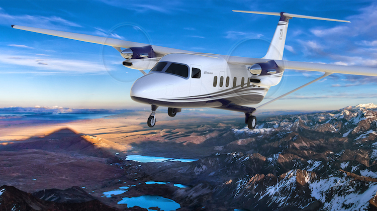 An artist's impression of the new Cessna Skycourier. (Textron)