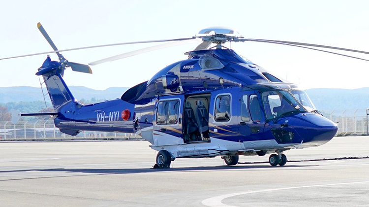 A supplied image of Airbus Helicopters H175 VH-NYI. (Babcock Australasia)