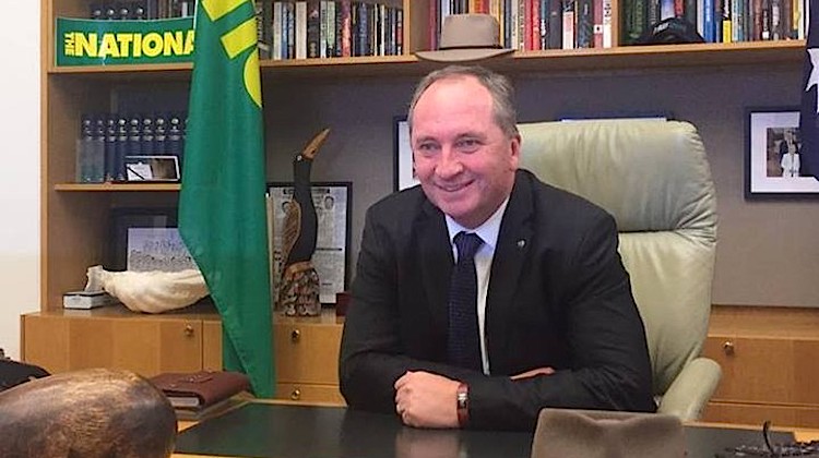 New Minister for Infrastructure and Transport Barnaby Joyce. (Minister's Instagram account)