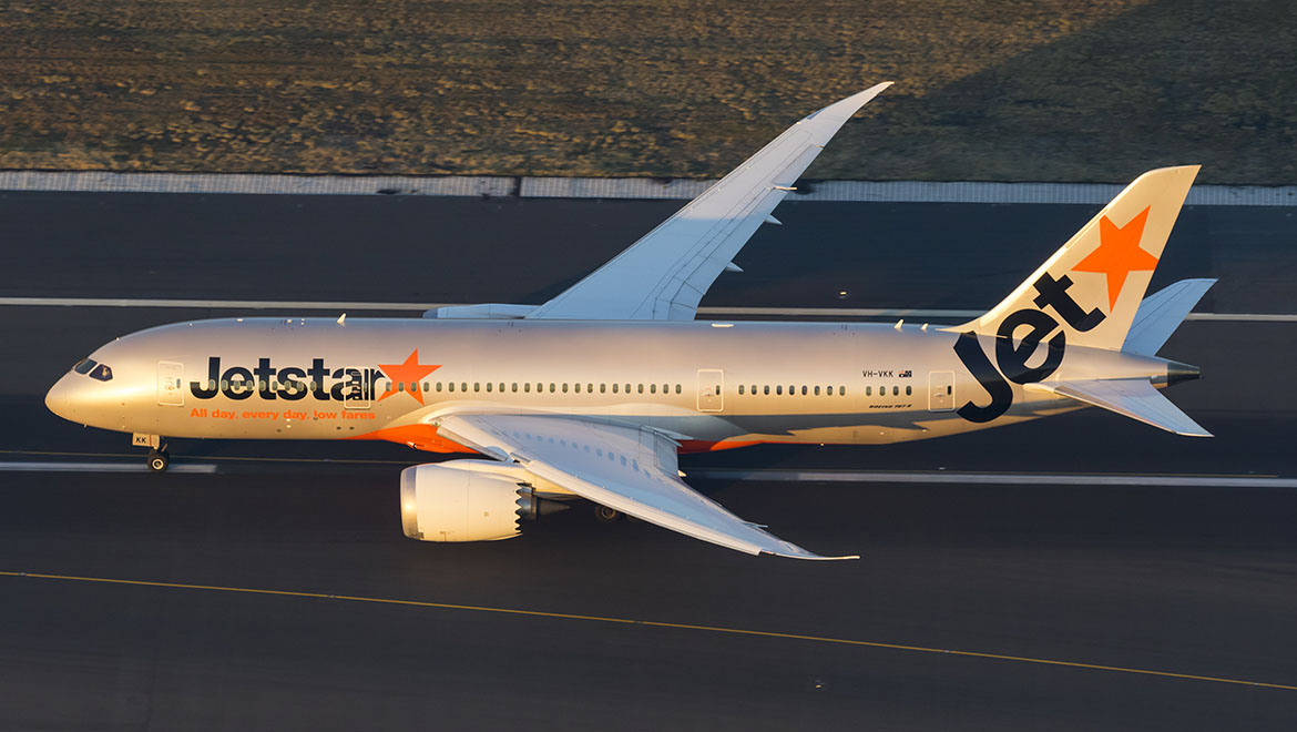 Jetstar operates 11 Boeing 787-8s. (Seth Jaworski)