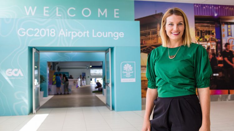 The Gold Coast Airport Commonwealth Games lounge. (Gold Coast Airport)