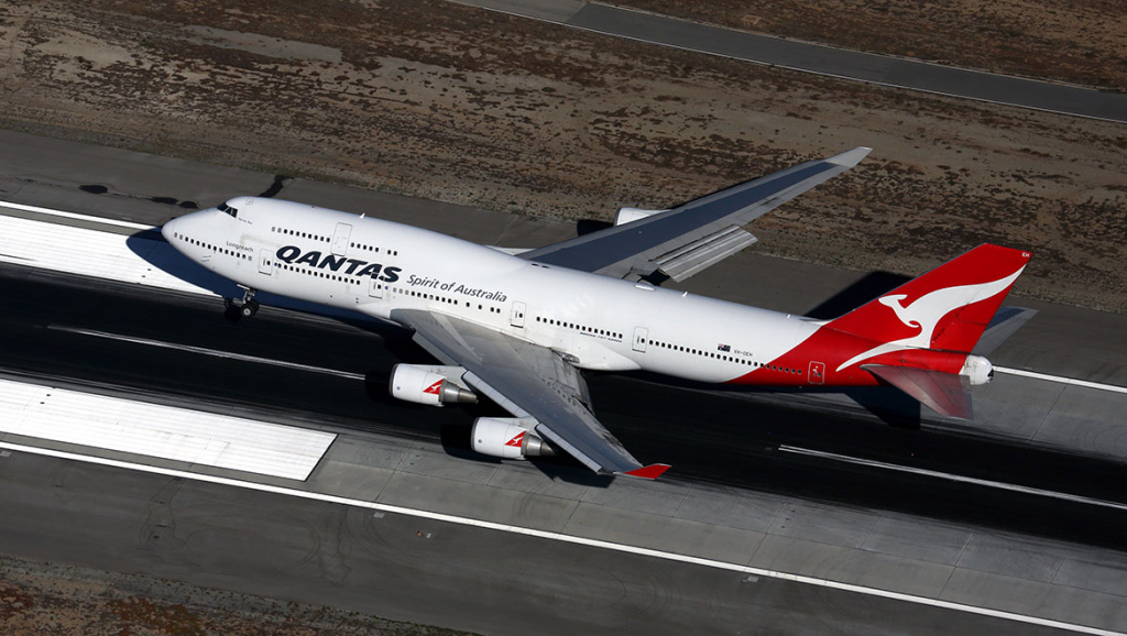 A file image of a Qantas Boeing 747-400ER. (Rob Finlayson)
