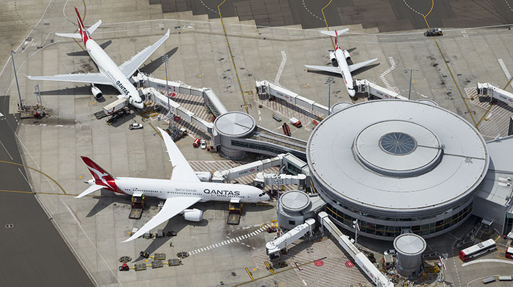 A file image of Sydney Airport. (Seth JaworskI)