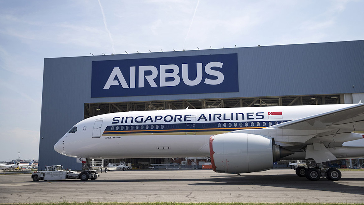 Singapore Airlines' first A350-900ULR MSN220. (Airbus)