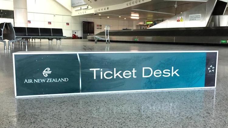 Air New Zealand sign previously used in London Heathrow Terminal 1. (CA Global Partners)
