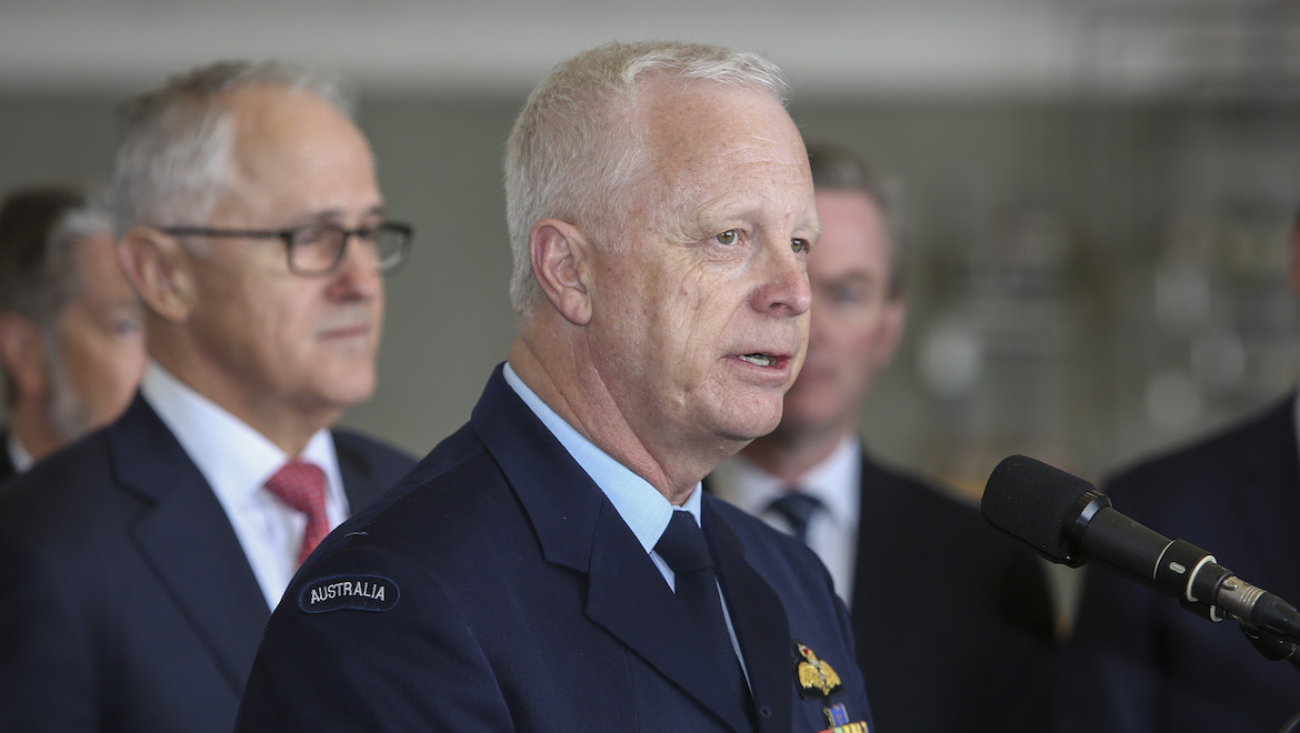 A file image of retired Air Chief Marshal Mark Binskin. (Defence)
