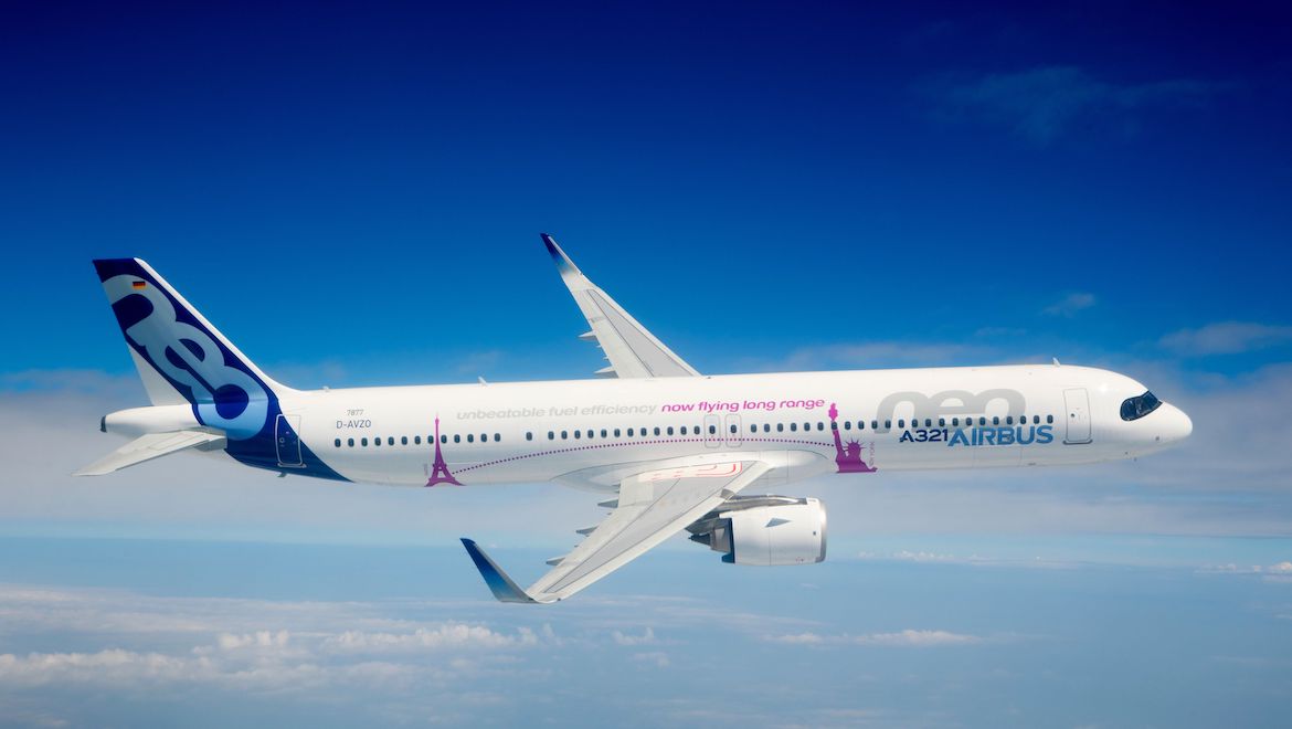 A file image of the Airbus A321LR. (Airbus)