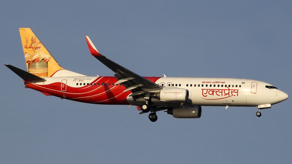 A file image of Air India Express Boeing 737-800 VT-AYD. (Paul Spijkers/Wikimedia Commons)