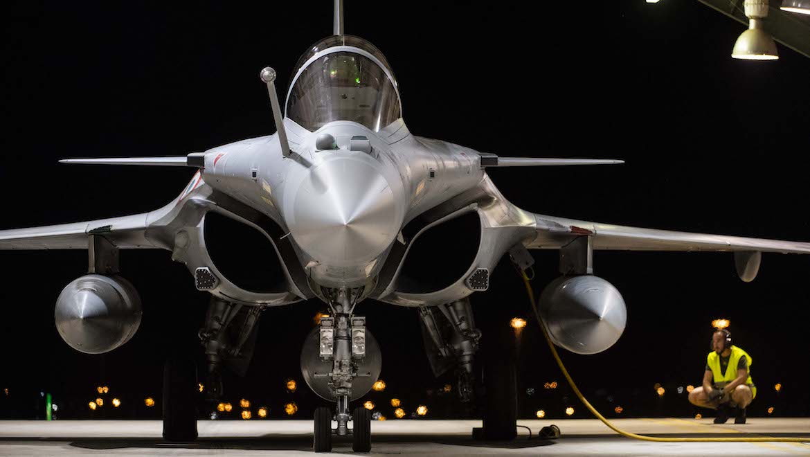 A French Rafale readies for a Pitch Black mission. (Richard Nicolas-Nelson)