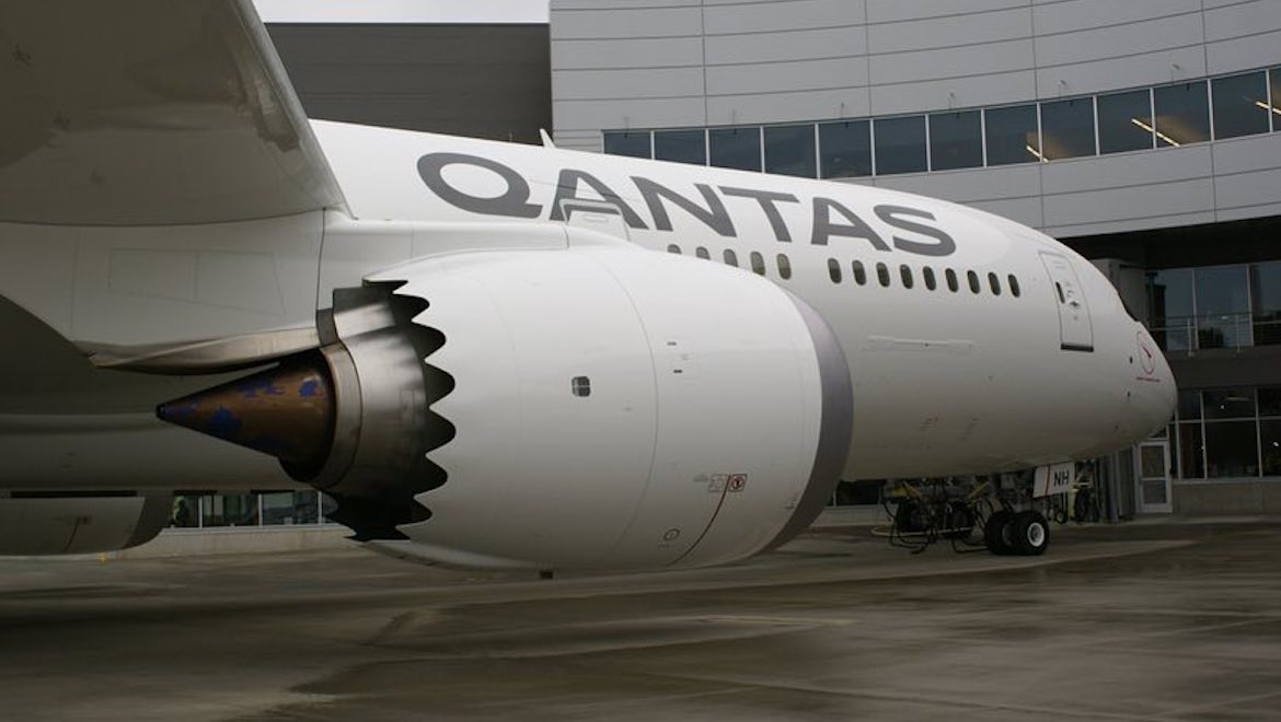 A look at Qantas Boeing 787-9 VH-ZNH. (Qantas/Instagram)