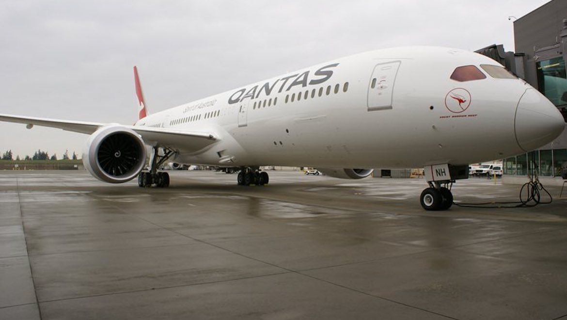 Qantas has received its eighth Boeing 787-9. (Qantas/Instagram)