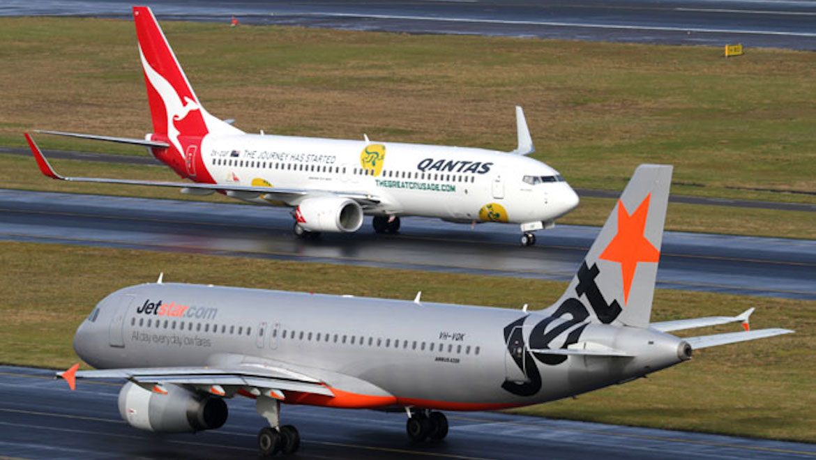 Qantas and Jetstar are part of the same airline group. (Seth Jaworski)