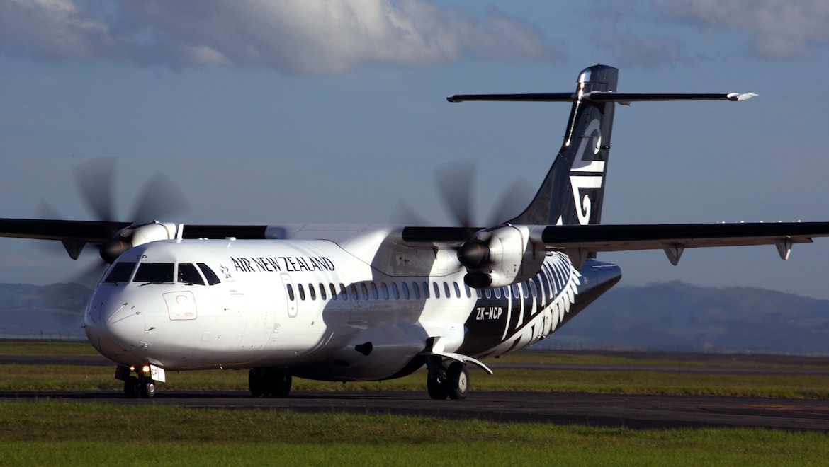 A file image of an ATR 72-600 in Air New Zealand livery. (Rob Finlayson)