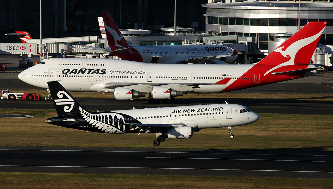 Air New Zealand has been ranked Australia's most reputable company, ahead of Qantas in second place. (Rob Finlayson)