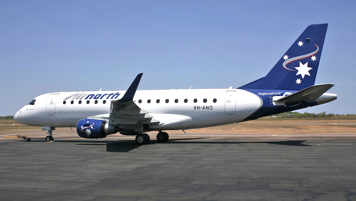 A file image of an Airnorth Embraer E-170. (Paul Daw)