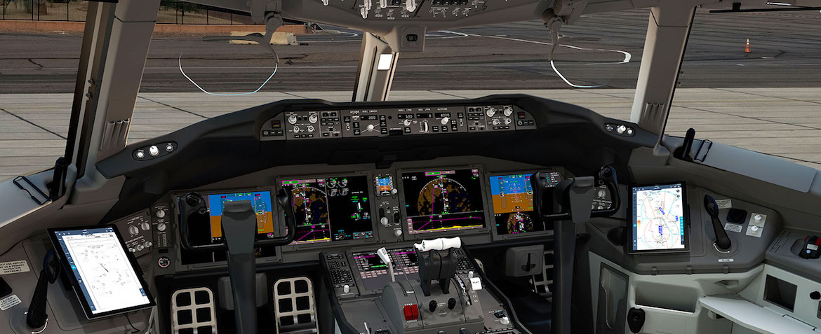 A look at the Boeing 777-X flight deck. (Boeing)